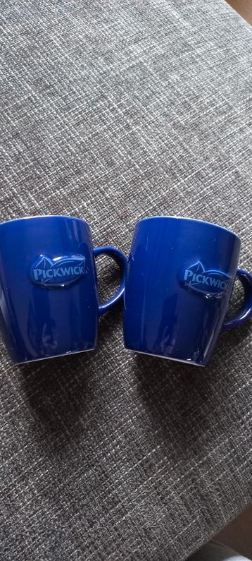 DE PICKWICK 2 MOKKEN KOBALT BLAUW 45 CL NIEUW beschikbaar voor biedingen