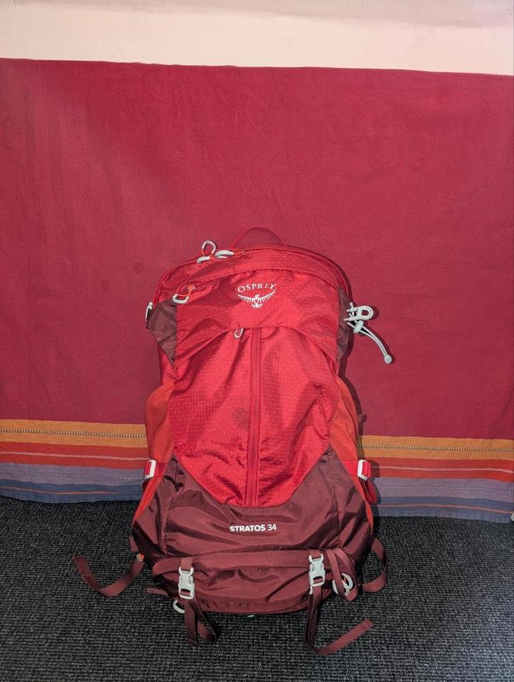 Osprey Stratos 34, backpack, Sieraden, Tassen en Uiterlijk, Tassen | Reistassen en Weekendtassen, Zo goed als nieuw, 30 cm of meer