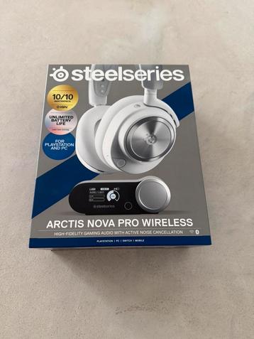 SteelSeries Arctis Nova Pro Wireless White/nieuw/garantie! beschikbaar voor biedingen
