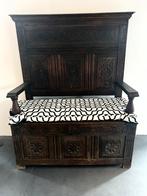 Antiek bankje / dekenkist., Huis en Inrichting, Banken | Sofa's en Chaises Longues, Antiek, Gebruikt, Minder dan 75 cm, Tweepersoons