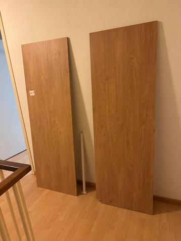 2x sencys eiken look spaanplaat/meubelpaneel beschikbaar voor biedingen