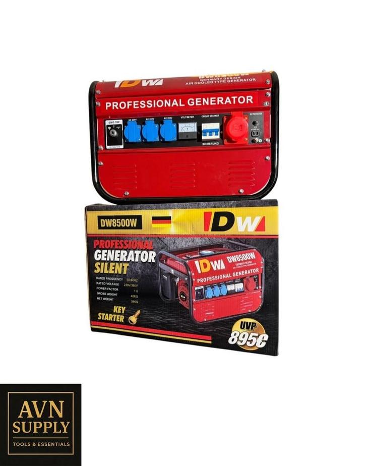 ‼️GRATIS BEZORGD‼️| DW/Hüttenberg aggregaat/generator, Doe-het-zelf en Verbouw, Aggregaten, Nieuw, Benzine, Minder dan 5 kVA, Verzenden