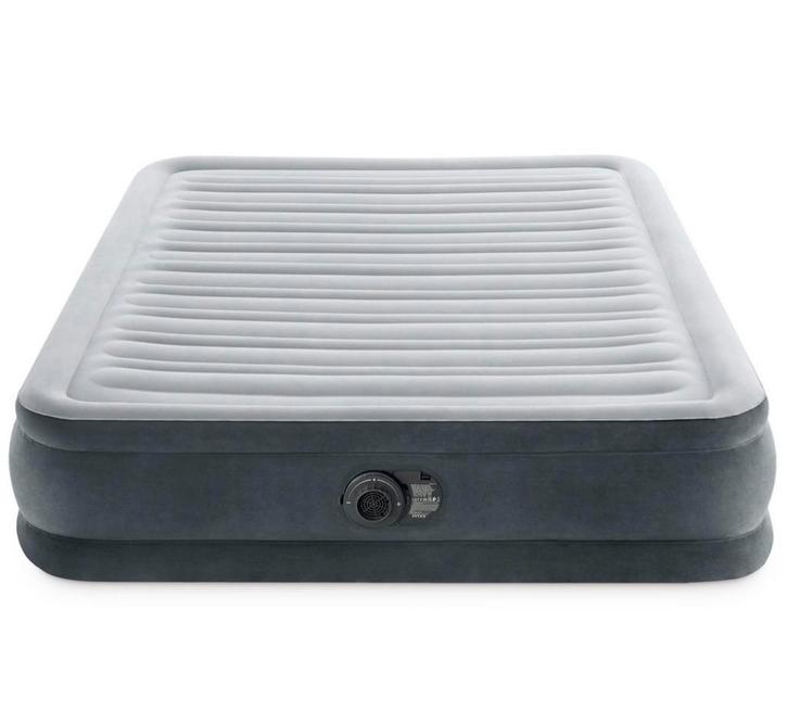 ZGAN! Intex Full Comfort-Plush Luchtbed met  €27,99, Caravans en Kamperen, Luchtbedden, Zo goed als nieuw, 2-persoons, Ingebouwde pomp