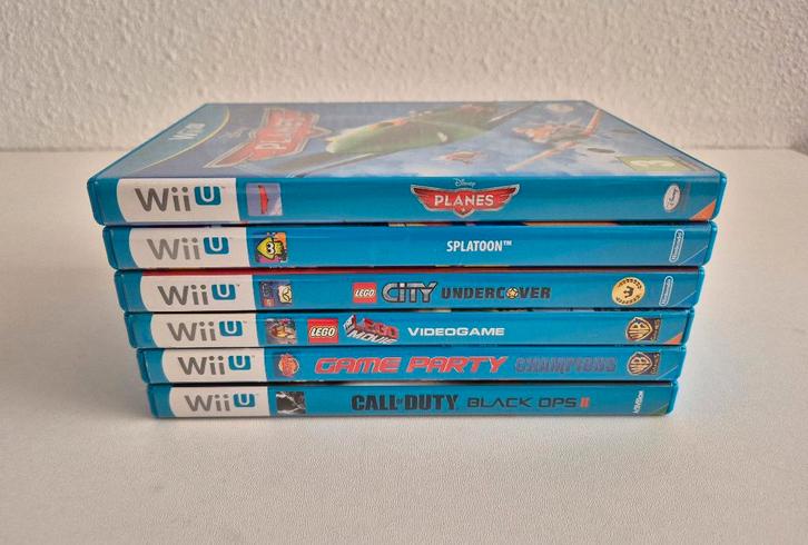 6 Nintendo Wii U Games, Spelcomputers en Games, Games | Nintendo Wii U, Gebruikt, Avontuur en Actie, 1 speler, Vanaf 3 jaar, Ophalen of Verzenden