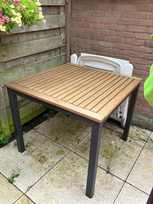 Tuintafel van Naterial, Tuin en Terras, Tuintafels, Gebruikt, Rechthoekig, Hout, Ophalen