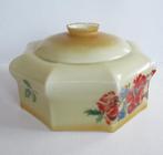 Art Deco glazen lampenkap van de 40 jaren., Ophalen of Verzenden