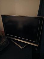 JVC TELEVISIE TV MET AFSTANDSBEDIENING KLEUR GRIJS ZILVER, Aluminium, Ophalen of Verzenden, Zo goed als nieuw, Raamkozijn