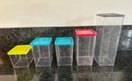 5 kunststof bewaardozen zgan (Foto 13), Huis en Inrichting, Keuken | Tupperware, Ophalen of Verzenden, Zo goed als nieuw, Bus of Trommel