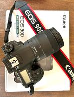 Canon EOS 90D + EF-S 18-135mm f/3.5-5.6 IS USM + Speedlite, Audio, Tv en Foto, Fotocamera's Digitaal, Ophalen, Zo goed als nieuw