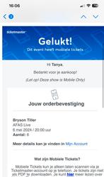 Bryson Tiller 4 STAANPLAATSEN 6 mei AFAS Live Amsterdam, Tickets en Kaartjes, Concerten | R&B en Hiphop, Mei, Drie personen of meer