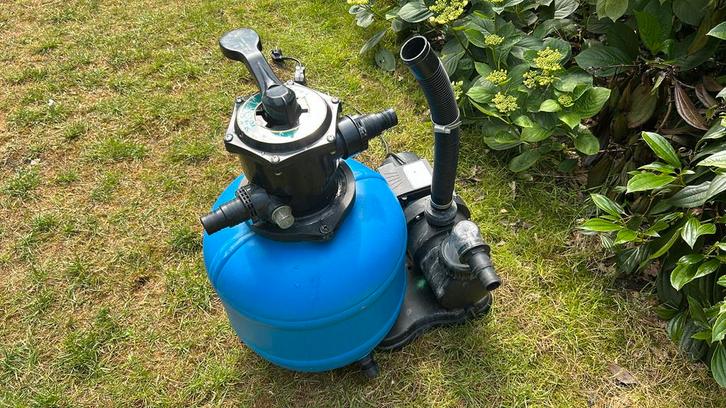 Perfect werkende zandfilter pomp met glasvulling zf400, Tuin en Terras, Zwembad-toebehoren, Zo goed als nieuw, Ophalen of Verzenden
