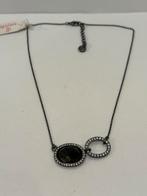 Zwarte Ketting met Swarovski Kristal, Met kristal, Overige materialen, Zwart, Nieuw