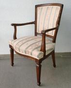 Antieke mahonie Fauteuil / Armstoel – Biedermeier /Louis XVI, Antiek en Kunst, Antiek | Meubels | Stoelen en Banken, Ophalen