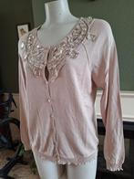 Nougat London beige vest cardigan 4 L 42 Gratis Verzenden NL, Verzenden, Beige, Maat 42/44 (L), Zo goed als nieuw