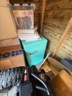 Retro koelkast mintgroen – vintage stijl | werkt goed, Ophalen of Verzenden, Zo goed als nieuw, 45 tot 60 cm, Met vriesvak