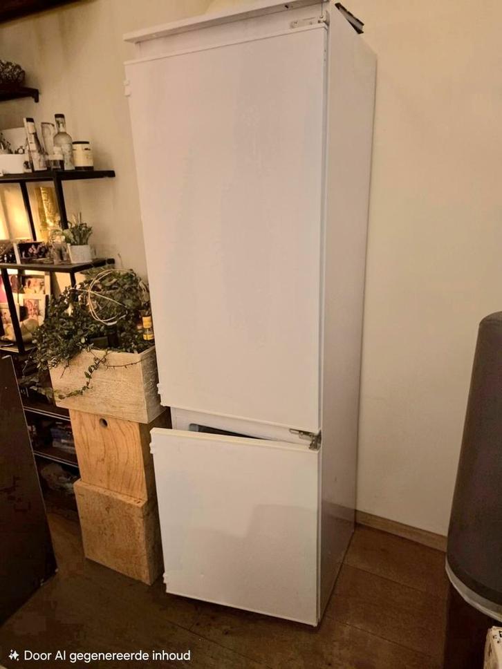 Inventum koel-vriescombinatie inbouw, Witgoed en Apparatuur, Koelkasten en IJskasten, Met aparte vriezer, 200 liter of meer, 160 cm of meer
