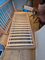 2x Stapelbed - 1 persoons - 80x200, Gebruikt, Eenpersoons, Bruin, Ophalen of Verzenden