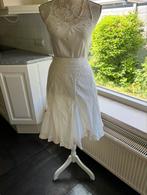 Mandarin & mint romantische Zomerrok 42/44  XL/XXL Nieuw, Kleding | Dames, Verzenden, Wit, Maat 42/44 (L), Knielengte