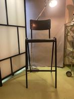 Barstoel hoog zwart/antraciet, Ophalen, 60 tot 90 cm, Zo goed als nieuw, 1 kruk