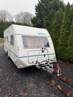 Eifelland 500TK Holiday STAPELBEDDEN LICHTGEWICHT VOORTENT F, Caravans en Kamperen, Caravans, Overige typen, Bedrijf, Treinzit