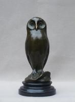 Bronzen Uil Beeld Art Deco Sculptuur Abstract Modern Kunst, Verzenden