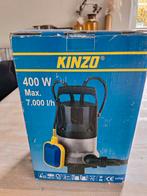 Nieuwe Kinzo 400W Dompelpomp voor wateroverlast in bv kelder, Ophalen of Verzenden, Nieuw, Elektrisch, Dompelpomp