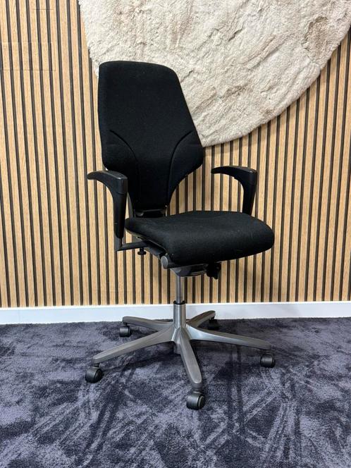 2x Bureaustoel Giroflex 64 zwart, Huis en Inrichting, Bureaustoelen, Gebruikt, Bureaustoel, Zwart, Ergonomisch, Ophalen of Verzenden