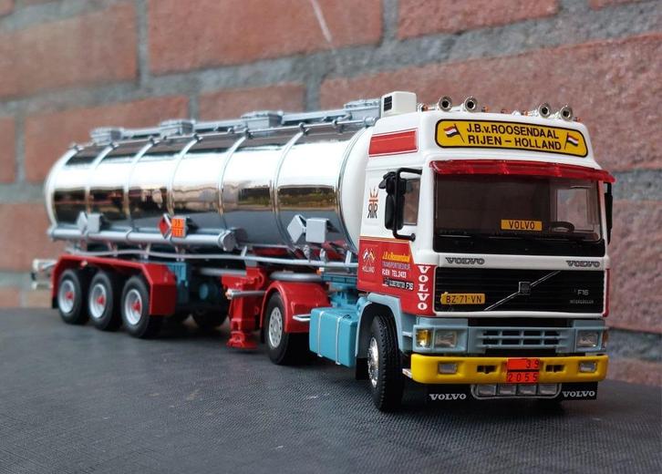 WSI Volvo F16 globetrotter van J.B. van Roosendaal - Rijen, Hobby en Vrije tijd, Modelauto's | 1:50, Nieuw, Bus of Vrachtwagen