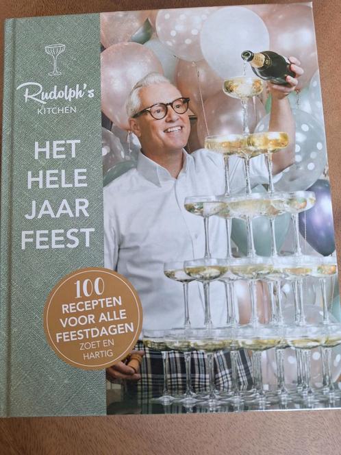 Rudolph van Veen -  Het hele jaar feest *gesigneerd*, Boeken, Kookboeken, Nieuw, Ophalen of Verzenden