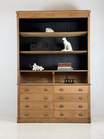 Boekenkast Buffetkast Eiken Frans antiek 1900, Huis en Inrichting, Kasten | Buffetkasten, Ophalen, Gebruikt, 25 tot 50 cm, 200 cm of meer