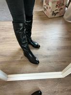High-quality genuine leather boots, Hoge laarzen, Zwart, Ophalen of Verzenden, Onbekend