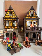 Playmobil kasteel ridders vakwerkhuis pottenbakker, Verzenden, Gebruikt, Complete set