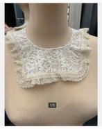 Oud Antiek Kanten Kraagje vierkant, Antiek en Kunst, Ophalen of Verzenden, Dames