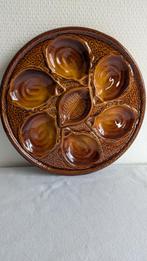 Franse Retro Vintage Barbotine oester borden St Clément, Huis en Inrichting, Ophalen of Verzenden, Overige stijlen, Bord(en)