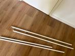 Witte gordijn rails, 100 tot 150 cm, 200 cm of meer, Wit, Ophalen of Verzenden