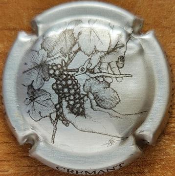 Crémant Alsace capsule van VIGNERONS zilver & zwart nr.31 beschikbaar voor biedingen