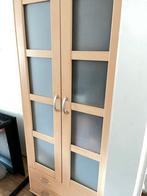 Houten kast, Ophalen, Zo goed als nieuw, 25 tot 50 cm, Glas