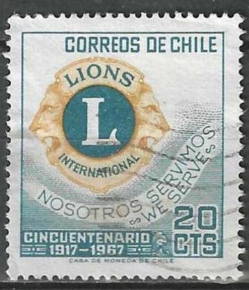 Chili 1967 - Yvert 320 - 50 jaar Lions International (ST) beschikbaar voor biedingen