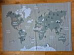 H&M Home Vloerkleed Wereldkaart 130x90, Ophalen of Verzenden, Zo goed als nieuw, Overige typen