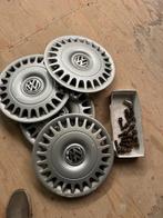 VW T4 velgen, banden en wieldoppen, Ophalen, 15 inch, Band(en), 195 mm