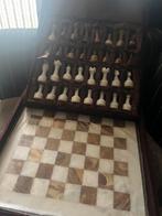 Mooi schaakspel van steen/marmer - nieuw, Hobby en Vrije tijd, Gezelschapsspellen | Bordspellen, Ophalen, Nieuw