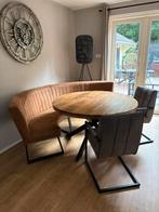 Industriële eetkamerset, Huis en Inrichting, Complete eetkamers, Ophalen, Gebruikt