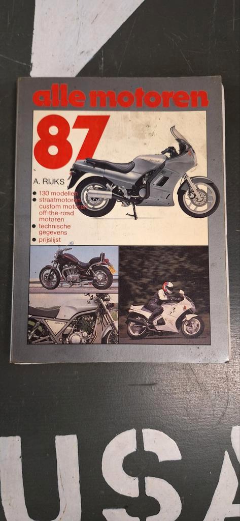 Alle Motoren 1987 - Motor overzicht, Boeken, Motoren, Gelezen, Algemeen, Ophalen of Verzenden