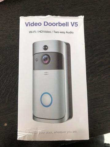 Video doorbell v5 nieuw incl batterij 