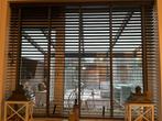 Houten jaloezieën 2 stuks, Huis en Inrichting, Stoffering | Gordijnen en Lamellen, Ophalen, Gebruikt, Houtnerf, 200 cm of meer