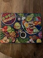 Puzzel van 1000 stukjes met eten groente fruit noten, Ophalen of Verzenden, 500 t/m 1500 stukjes, Zo goed als nieuw, Legpuzzel