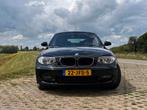 BMW 1-Serie 2.0 120I Cabrio 2009 Zwart, Auto's, BMW, 1-Serie, 4 cilinders, Cabriolet, 4 stoelen