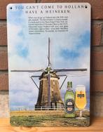 HEINEKEN Bier oude Amerikaans Metalen Reclamebord bar cafe, Verzamelen, Biermerken, Ophalen of Verzenden, Nieuw, Reclamebord, Plaat of Schild