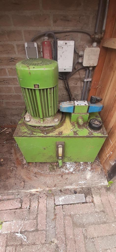 hydraulische aggregaat powerpack, Doe-het-zelf en Verbouw, Compressors, Gebruikt, 10 bar of meer, 100 liter of meer, Ophalen