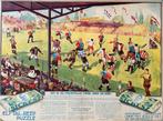 Sickesz reep prijsvraag 1932 NL Elftal met Mickey Mouse, Verzamelen, Ophalen of Verzenden, Gebruikt, Reclamebord